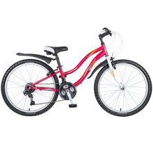 Велосипед Novatrack Lady 24 18 (2016) 10" красный 24SH18SV.LADY.RD6