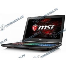 Ноутбук MSI "GT62VR 7RE-428RU" (Core i7 7700HQ-2.80ГГц, 8ГБ, 1000ГБ, GFGTX1070, LAN, WiFi, BT, WebCam, 15.6" 1920x1080, W10 H), черный [140323]