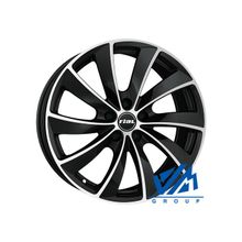 Rial Lugano 7.5x16 5 114.30 ET48.0 d70.1 Diamant-schwarz pol