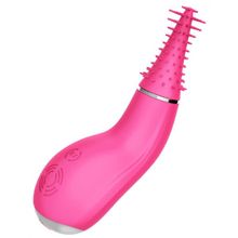 Розовый вибратор Candice с вращением - 12,7 см. (166240)