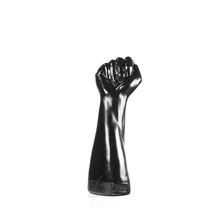 Стимулятор для фистинга Fist of Victory Black в виде руки с кулаком - 26 см. Черный