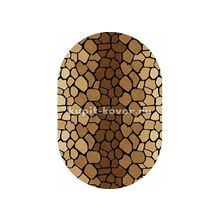 Российский ковер VISION DELUXE carving d046_brown-ov, 2 x 3