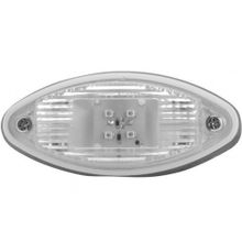 ТехАвтоСвет ГФ2-01LED Фонарь боковой габаритный белый 4 диода Нового образца ГФ2.3716-01LED ТехАвтоСвет