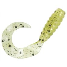 Мягкая приманка Grubz, 3.5", Chartreuse Sparkle, 6шт. Zman