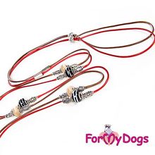 Выставочная ринговка для собак без расширителя красная FMDN13023-2014 R