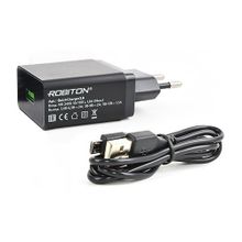 Зарядное устройство ROBITON QuickCharger3.0 + MicroUSB, 1м BL1