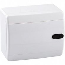 Распределительный шкаф OptiBox P, 6 мод., IP41, навесной, пластик, непрозрачная дверь, с клеммами |  код. 145782 |  КЭАЗ