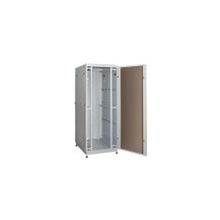 NT PRACTIC   MGLASS 42-88 G Шкаф 19 напольный, серый 42U 800*800, дверь стекло-металл (3ч)
