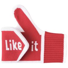 Варежки Like it, красные