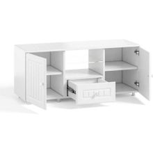 Система Мебели Тумба под ТВ Монако МН-25 белое дерево