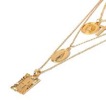 Многослойное колье "Кресты" (арт. 81098-2)