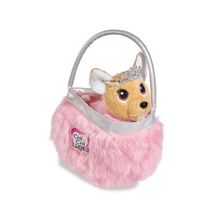 Simba Плюшевая собачка "Chi-Chi love" "Принцесса", с пушистой сумкой, 20 см. 5893126