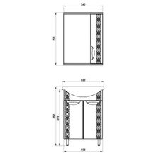 ASB-Mebel Мебель для ванной Алекса 60 L