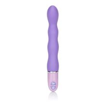 California Exotic Novelties Силиконовый фиолетовый вибратор Lia Magic Wand - 21 см. (фиолетовый)