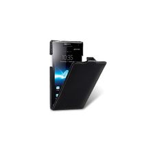 Чехол Melkco для Sony Xperia S чёрный