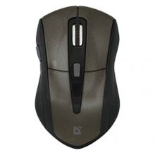 Мышь беспроводная DEFENDER MM-965 Accura, коричневая, USB (52968)