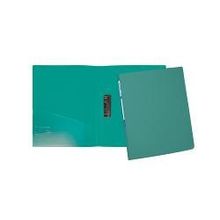 папка с зажимом Prisma 2204009, А4, с торцевым стикером и внутренним карманом, зелёная (упаковка 6 шт)