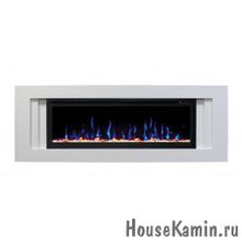 Каминный комплект Stockholm 50 (белый) с электрокамином RealFlame Saphir 50