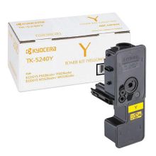 Тонер-картридж KYOCERA (TK-5240Y) P5026cdn w M5526cdn w, ресурс 3000 стр., цвет желтый, оригинальный, 1T02R7ANL0