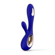 Lelo Синий вибратор-кролик Lelo Soraya Wave - 21,8 см. (синий)