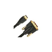 Кабель ORIENT HDMI DVI24+1 cable 10m. 28AWG Gold plated contacts & shell