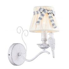 Бра декоративное OML-775 серебристо-белый кремовый E14 1*40W 220V арт.OML-77501-01