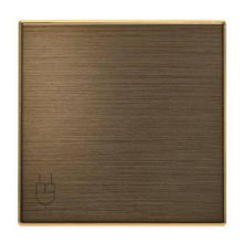 ABB Лицевая панель ABB Sky розетки Schuko с з с крышкой античная латунь 2CLA858810A1201 ID - 260571