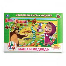 Настольная игра-ходилка "Маша и медведь"