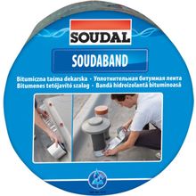 Soudal Soudaband 100 мм*10 м 1.5 мм графит