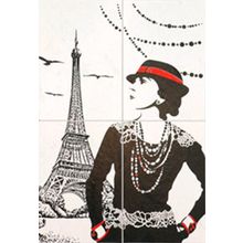 Панно Уралкерамика Коко Шанель ПН78 498х728