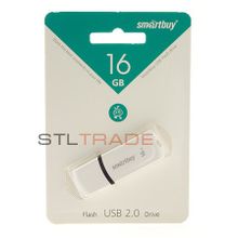 SB16GBPN-W, 16GB USB 2.0 Paean series, White, SmartBuy