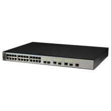 Маршрутизатор huawei (s2750-28tp-ei-ac) 24-порта 10 100 1000t sfp s2750-28tp-ei-ac(24 ethernet 10 100 ports,2 gig sfp and 2 dual-purpose 10 100 1000 or sfp,ac 110 220v)