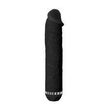 Dream Toys Чёрный водонепроницаемый вибратор PURRFECT SILICONE DELUXE 7.5INCH - 19 см. (черный)