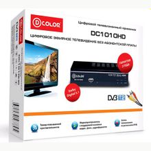 Цифровая приставка DC1010HD D-COLOR DVB-T2 (ресивер)