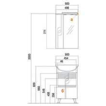 Мебель для ванной Акватон Панда 50 R