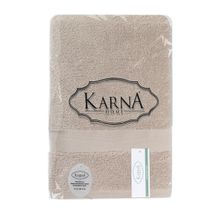 Полотенце махровое "KARNA" AREL 70х140 см цвет капучино