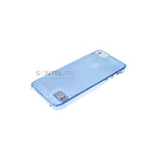 Накладка HOCO для iPhone 5 Crystal colorful голубая