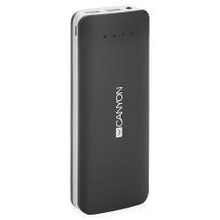 внешний аккумулятор Powerbank Canyon CNE-CPB156DG, 15600 мАч, серый