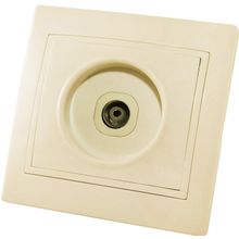 ТАЙМЫР SQ1814-0122 розетка ТВ оконечная с у слоновая кость   ТАЙМЫР SQ1814-0122 розетка телевизионная оконечная  с у слоновая кость
