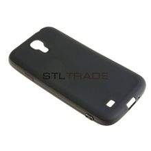 Силиконовый чехол TPU Case матовый Samsung S4 черный