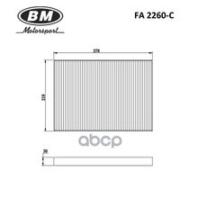 Фильтр Салонный Угольный Fa2260c BM-Motorsport арт. FA2260C