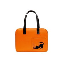 Lucky&shiny оранжевая сумка для ноутбука