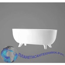 Ванна акриловая отдельностоящая BELBAGNO BB42-1700-PERL