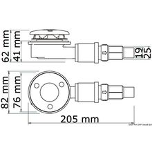 Osculati Whale drain plug w IC sensor, 17.713.60