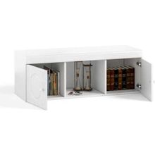 Система Мебели Полка навесная Афина АФ-13 белое дерево