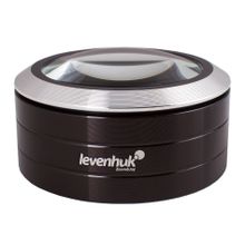 Лупа Levenhuk Zeno 900, 5x, 75 мм, 3 LED, металл