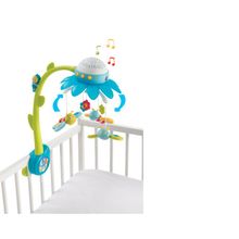 Smoby Мобиль муз. на кроватку Цветок, синий 110111