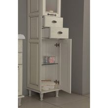 Шкаф-пенал Акватон Жерона L белое золото