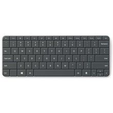 Клавиатура Microsoft "Wedge Mobile" U6R-00017, 78+1кн., беспров., черно-серебр. (Bluetooth)