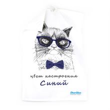 Полотенца: Полотенце кухонное Daribo Цвет настроения синий, 50x70 см DA70851